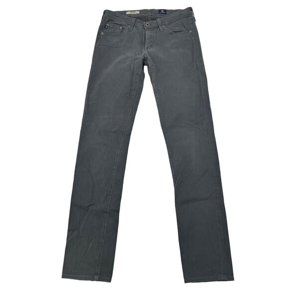 Adrian Goldschmied Cigarette Leg The Stilt Gray Jeans Size 25 Waist Low Rise - Picture 1 of 10